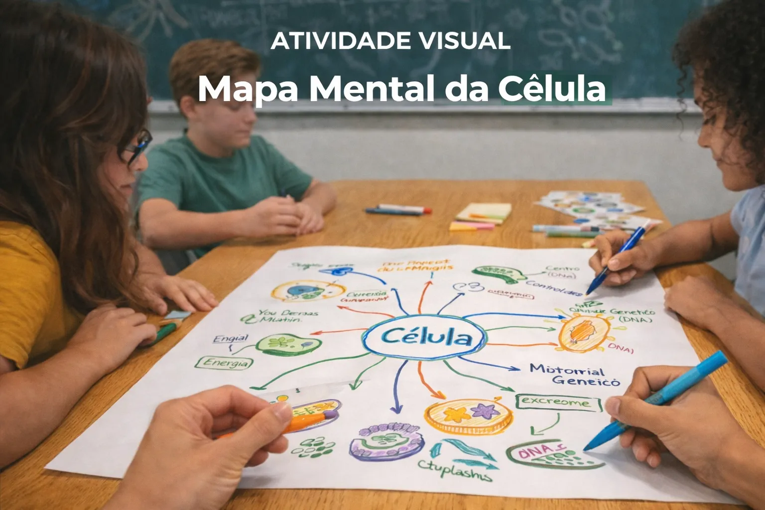 Preview: Mapa Mental da Célula